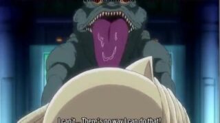 Blonde pounded by force by a monster with tentacles – Anime porn