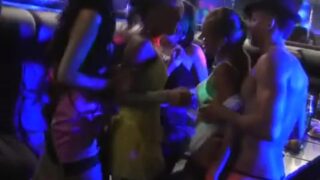 Seven girls fucked by the stripper